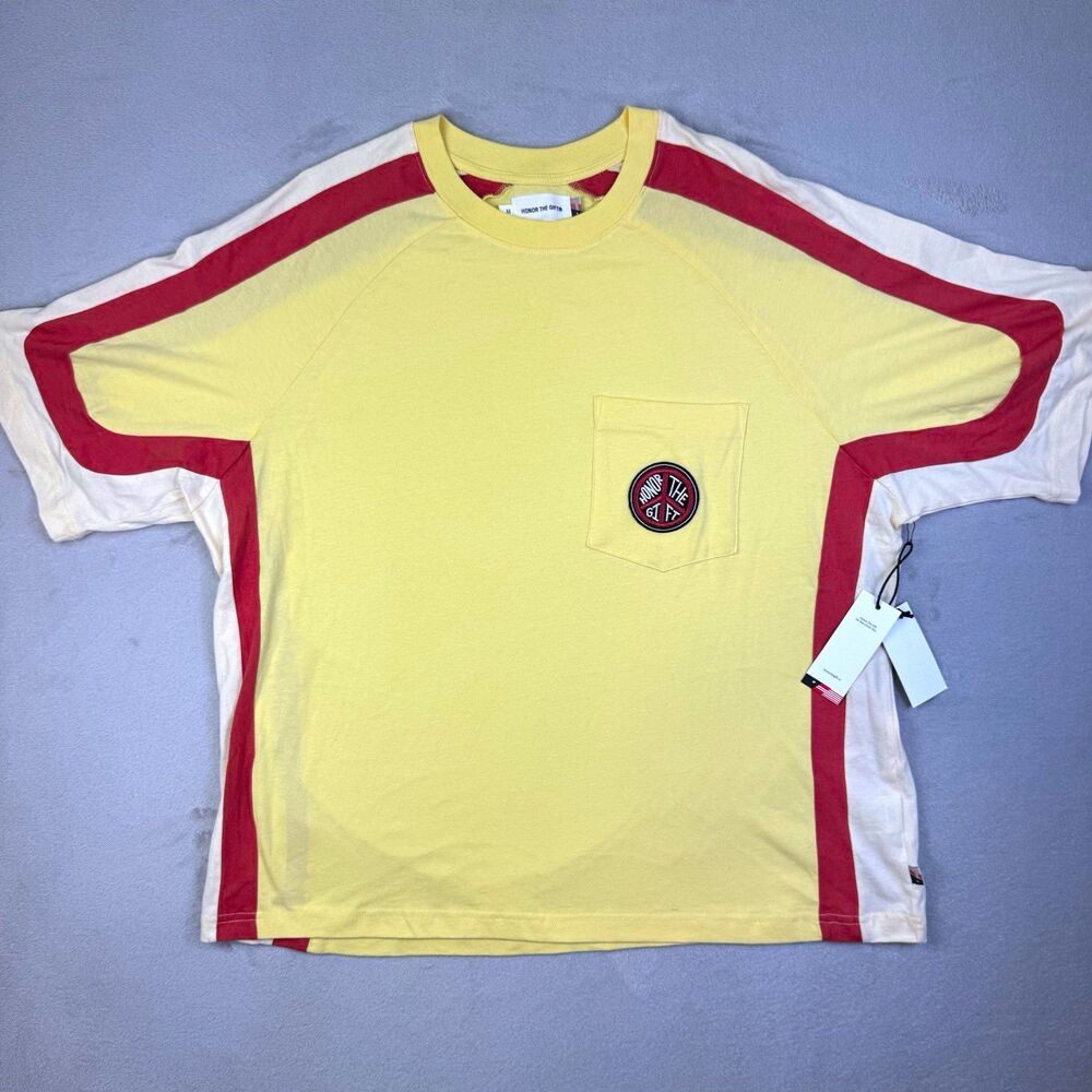 Honor The Gift Men's Colorblock Pocket T-Shirt Cotton Crew Neck M HTG240144